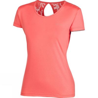 Camisa Columbia Peak to Point Novelty Manga Corta Mujer - Coral - Chile YLD340729